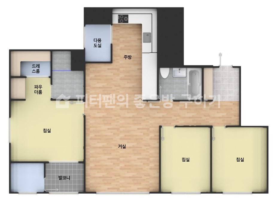 아파트 기본 평면도