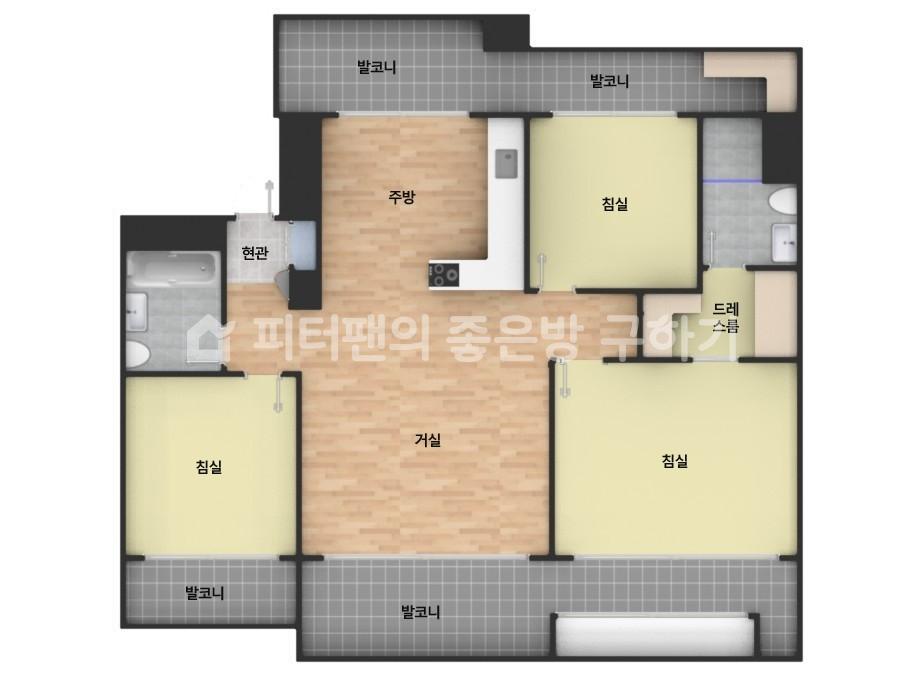 아파트 기본 평면도