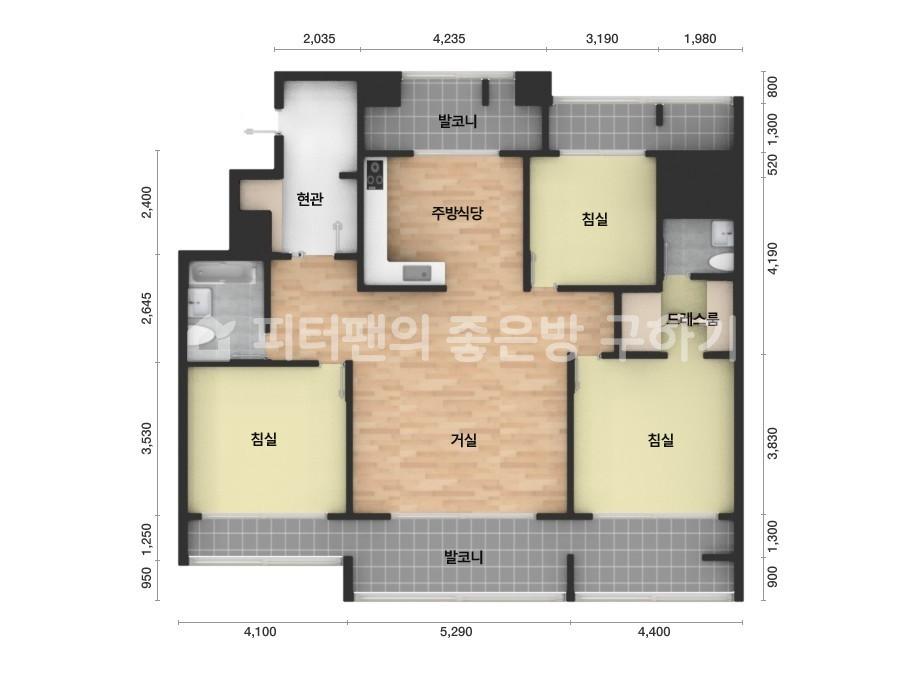아파트 기본 평면도