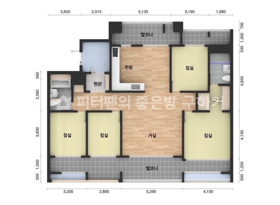 아파트 기본 평면도