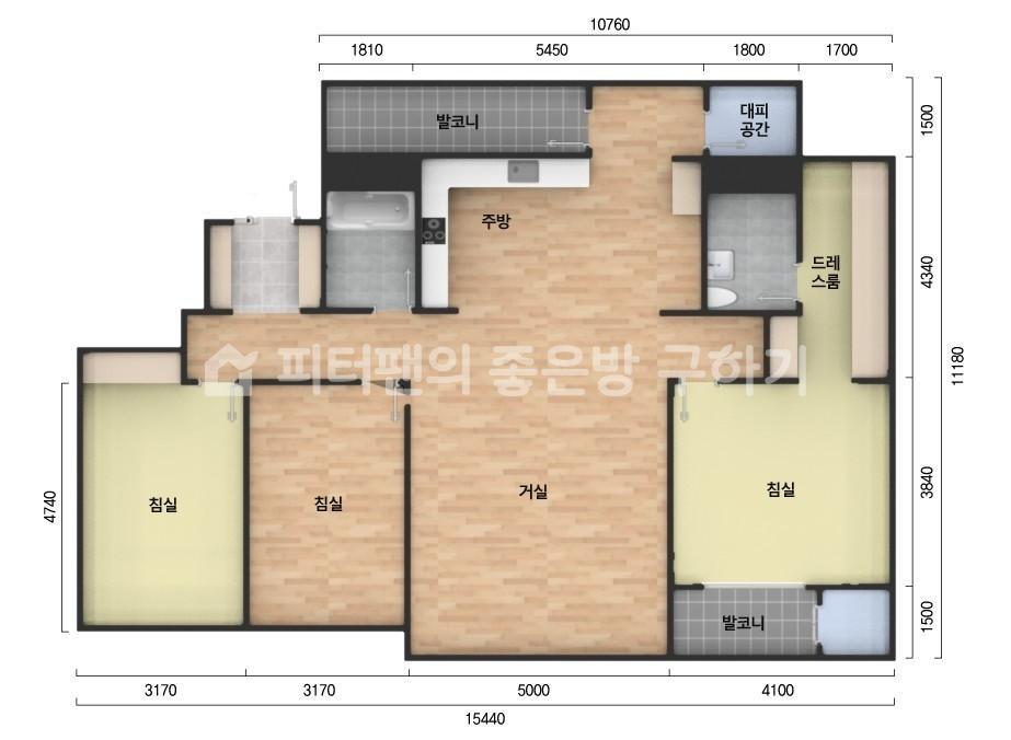 아파트 기본 평면도