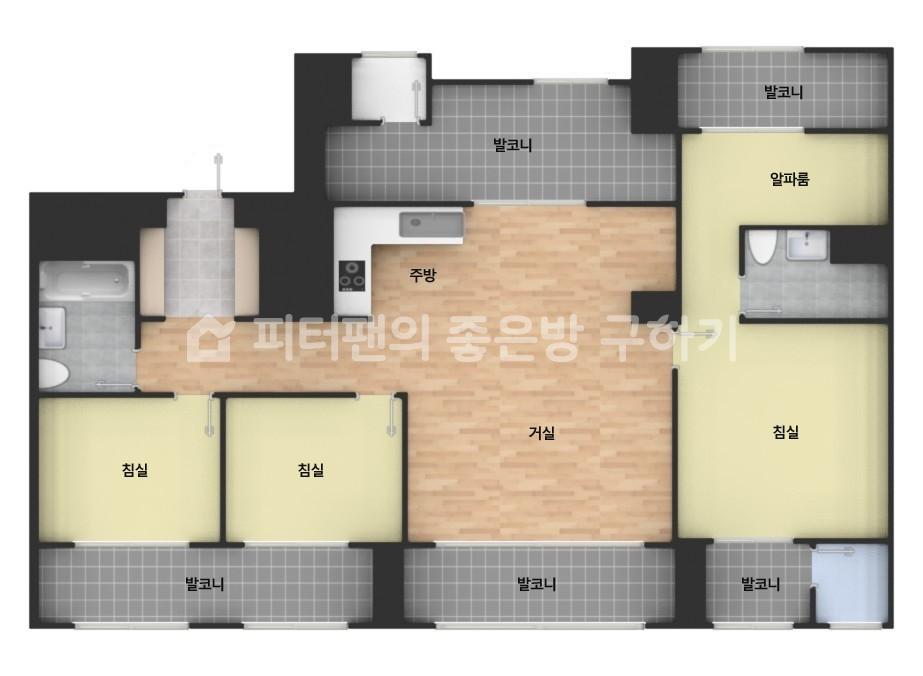 아파트 기본 평면도