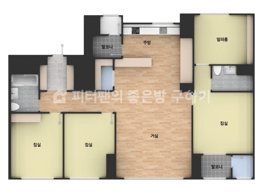 아파트 기본 평면도