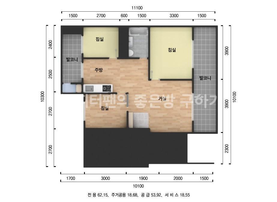 아파트 기본 평면도