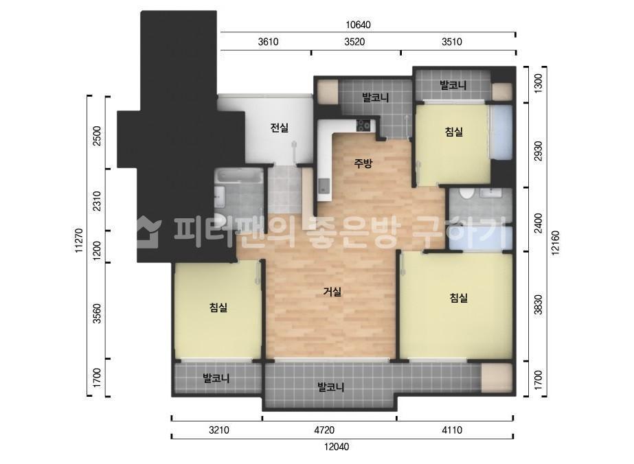 아파트 기본 평면도