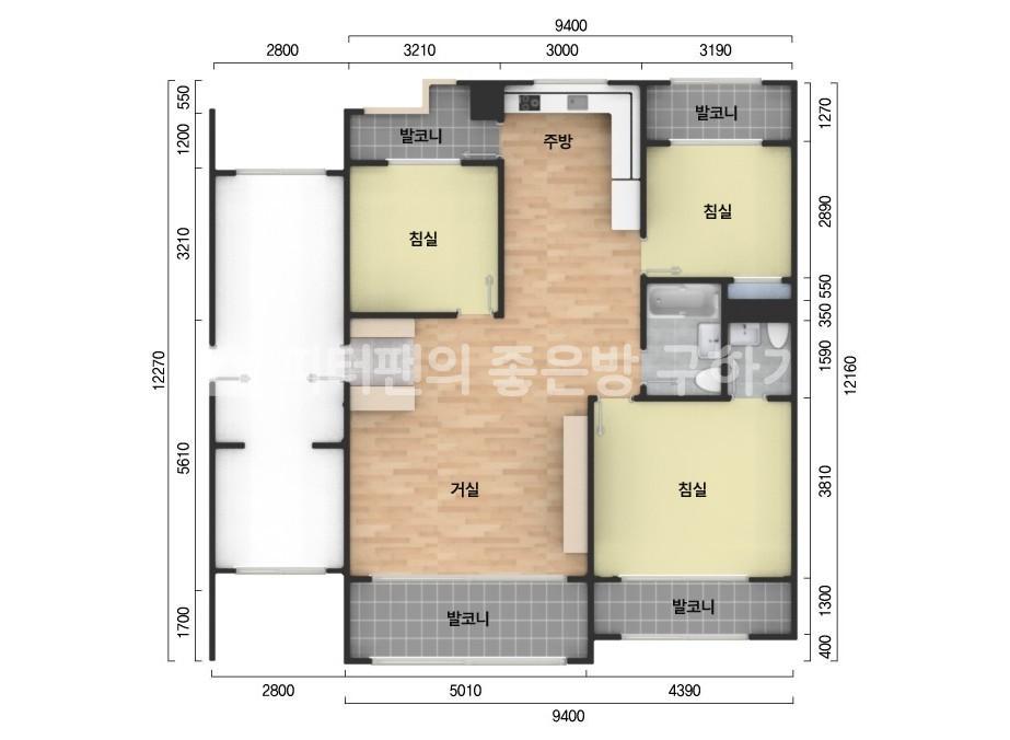아파트 기본 평면도