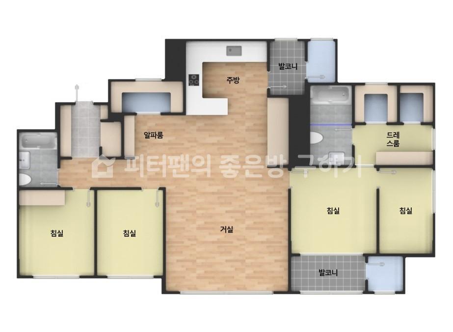 아파트 기본 평면도