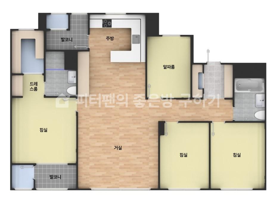 아파트 기본 평면도
