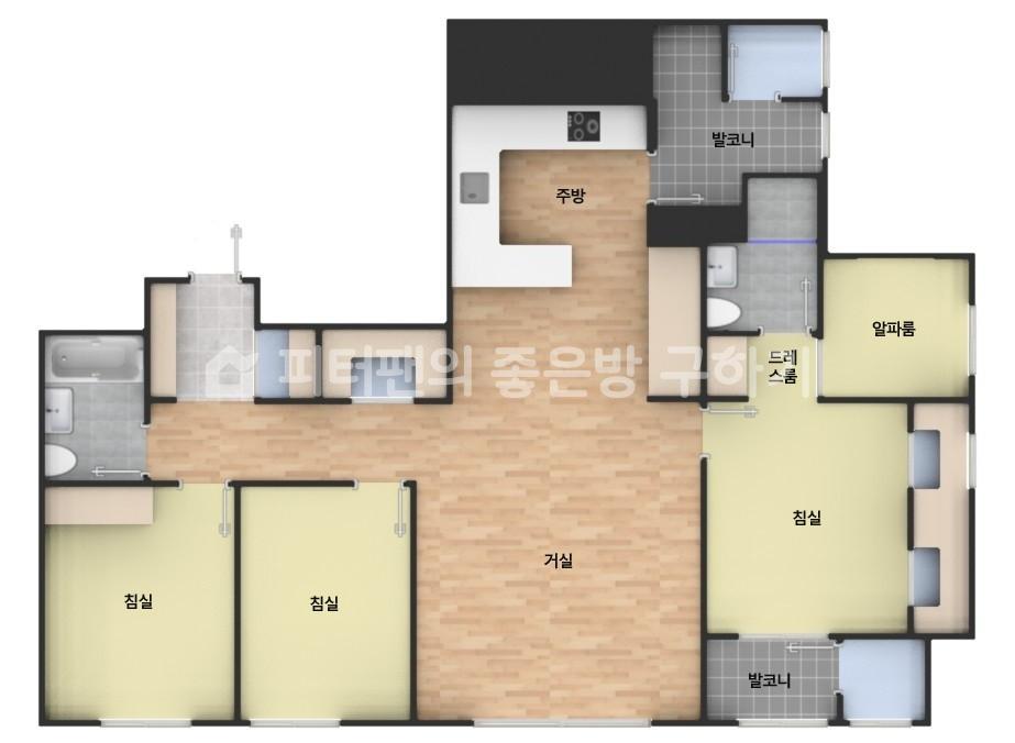 아파트 기본 평면도