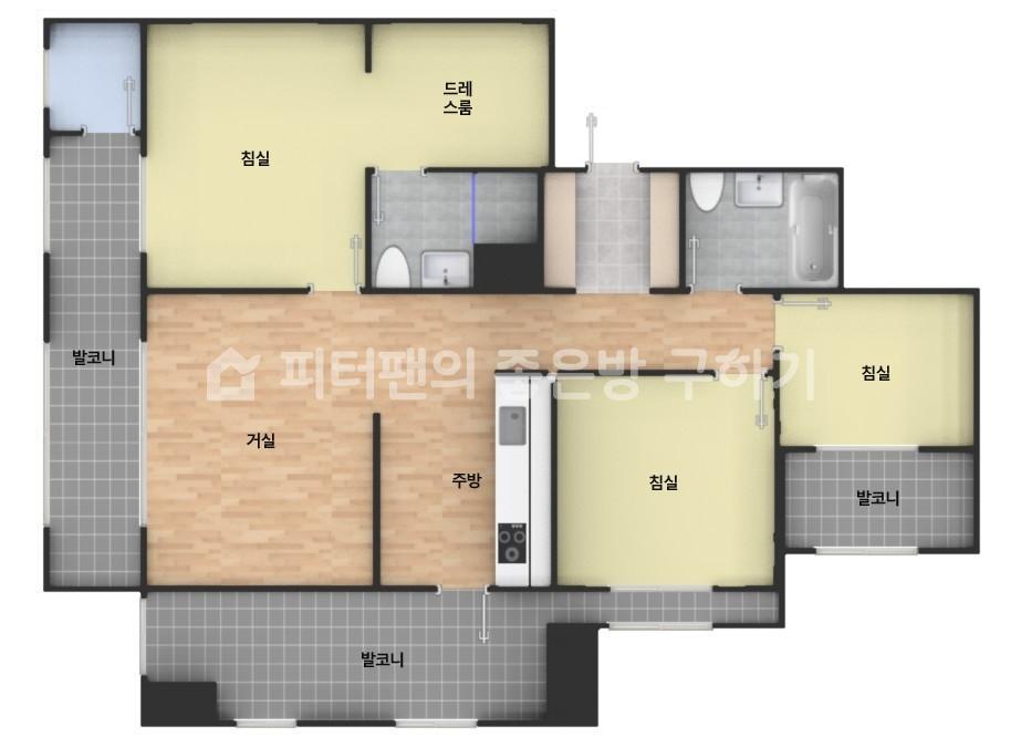 아파트 기본 평면도