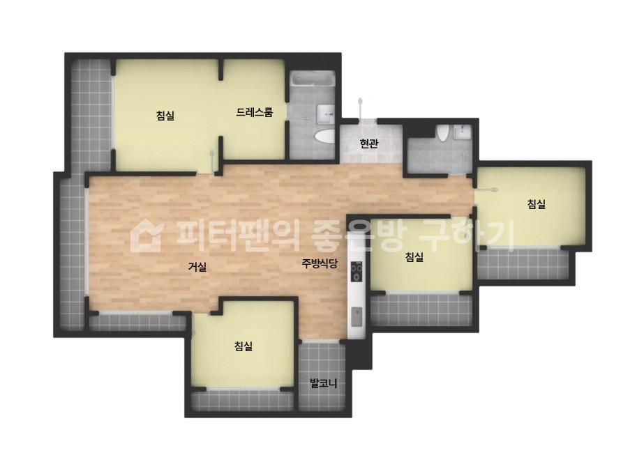 아파트 기본 평면도