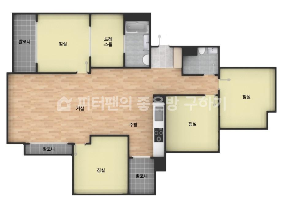 아파트 기본 평면도