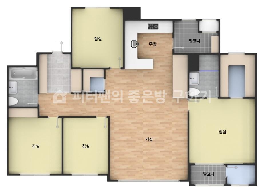 아파트 기본 평면도