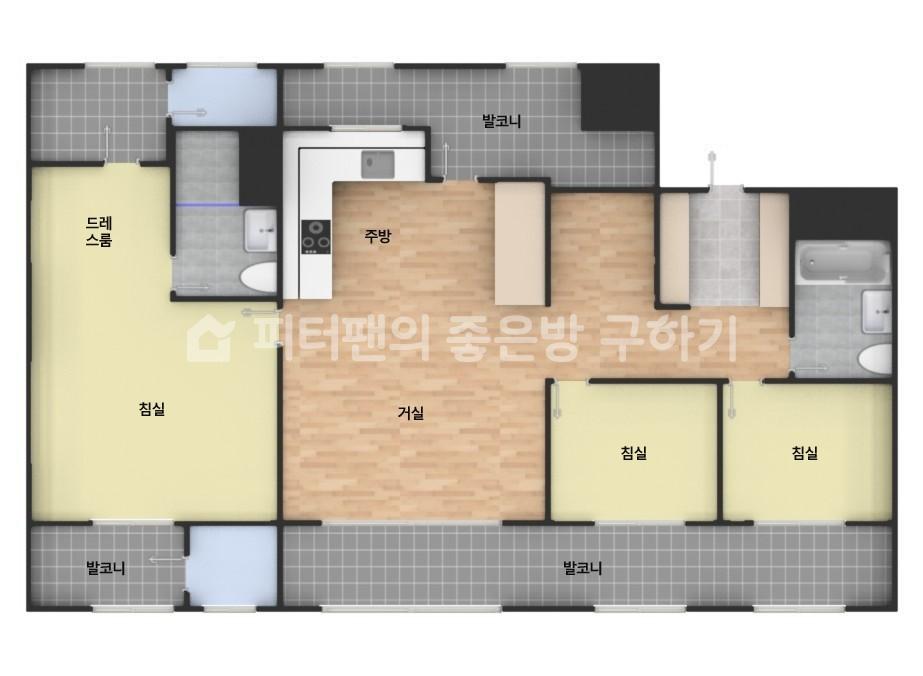 아파트 기본 평면도
