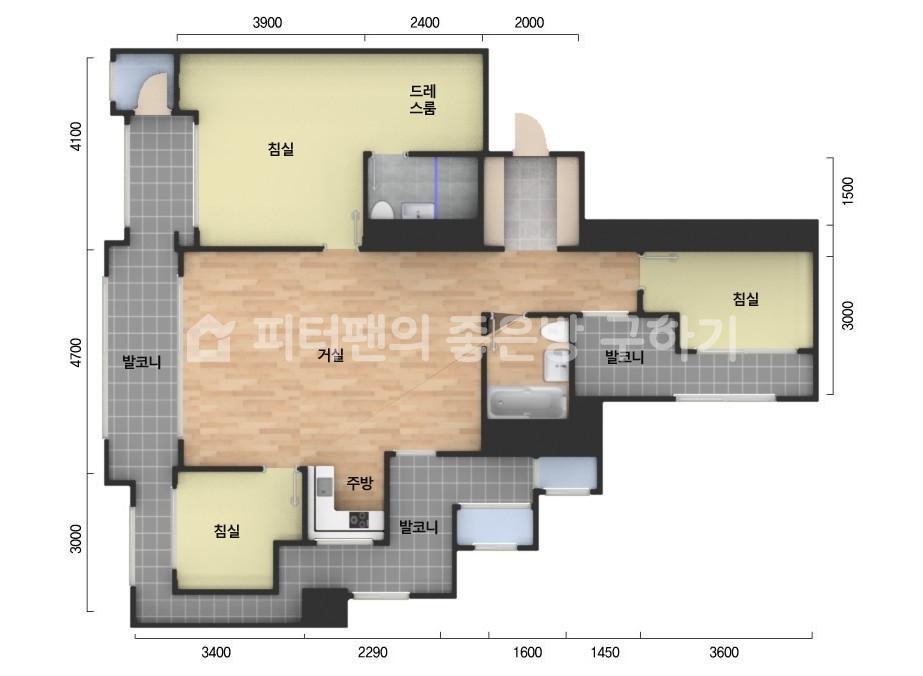 아파트 기본 평면도