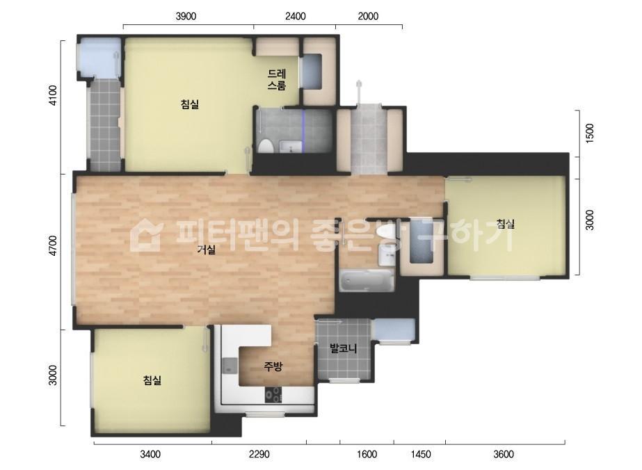 아파트 기본 평면도