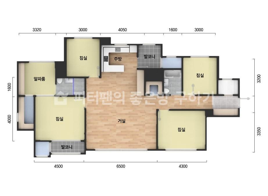 아파트 기본 평면도
