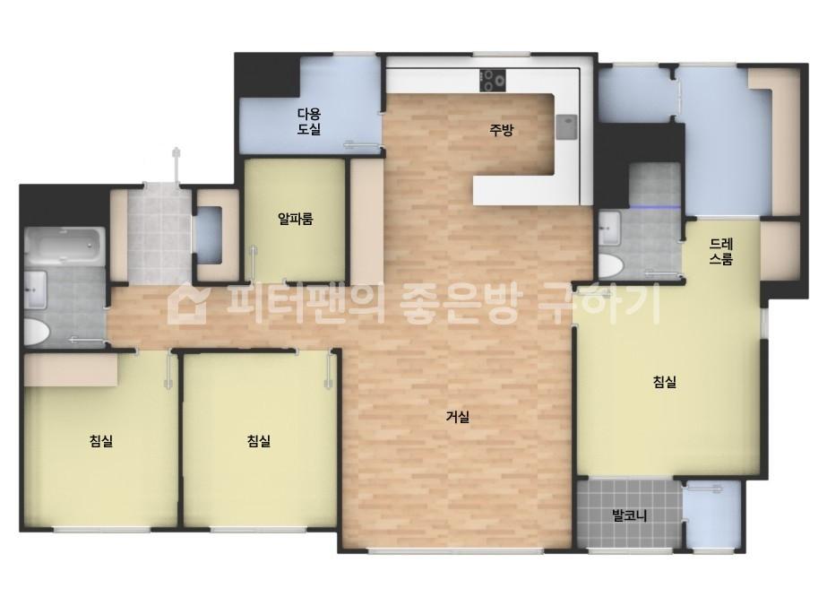 아파트 기본 평면도
