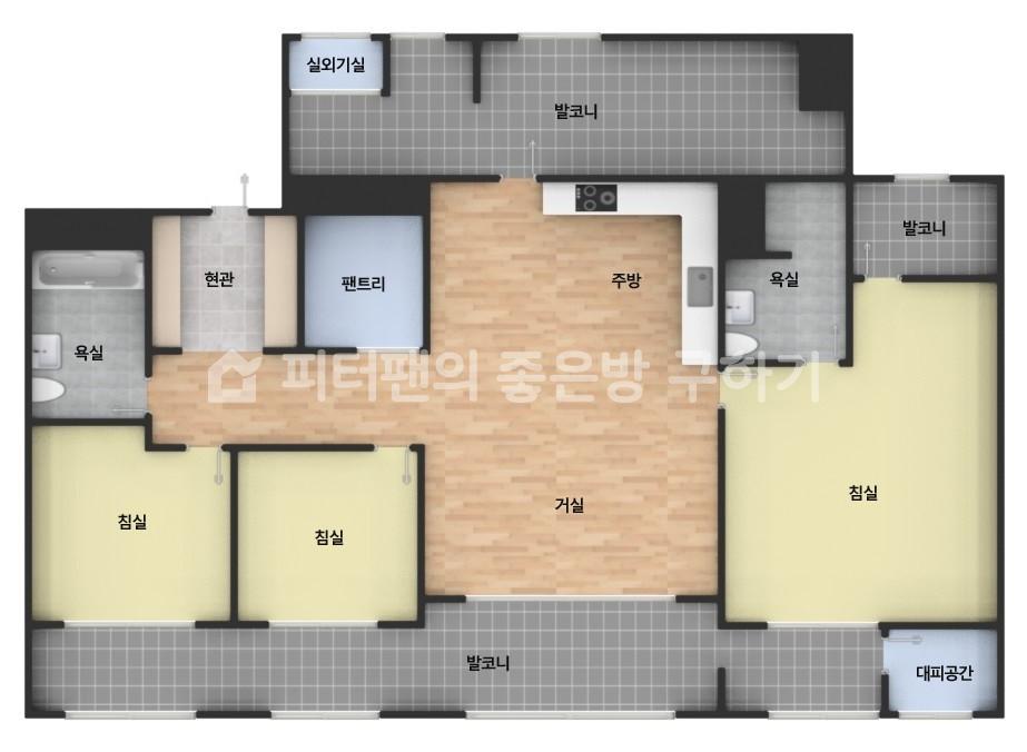 아파트 기본 평면도