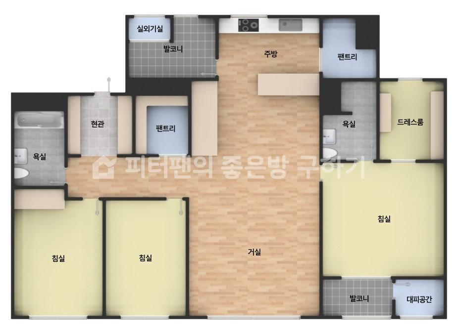 아파트 기본 평면도