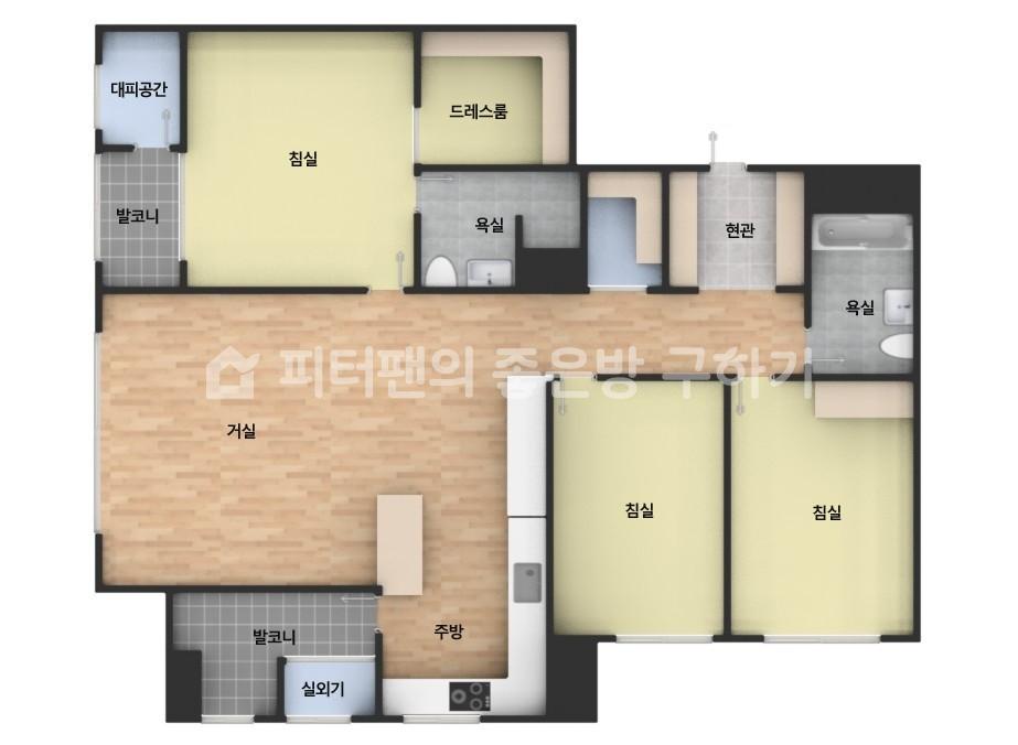 아파트 기본 평면도