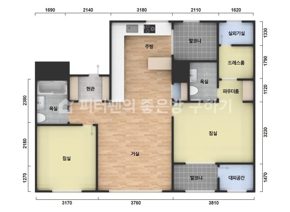 아파트 기본 평면도