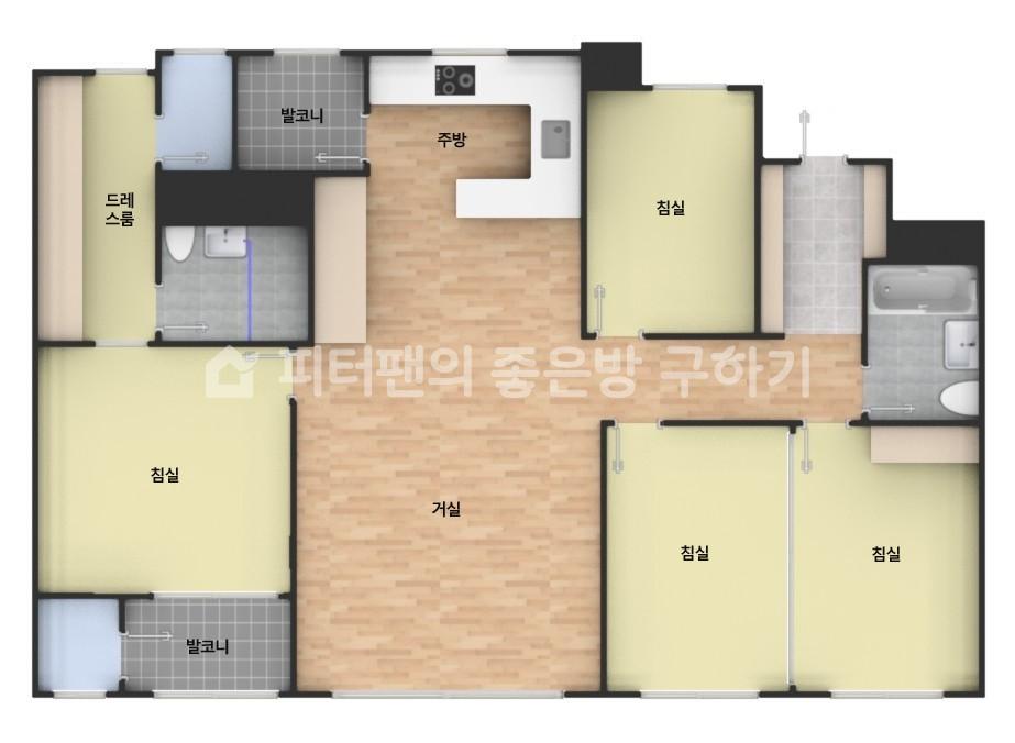 아파트 기본 평면도