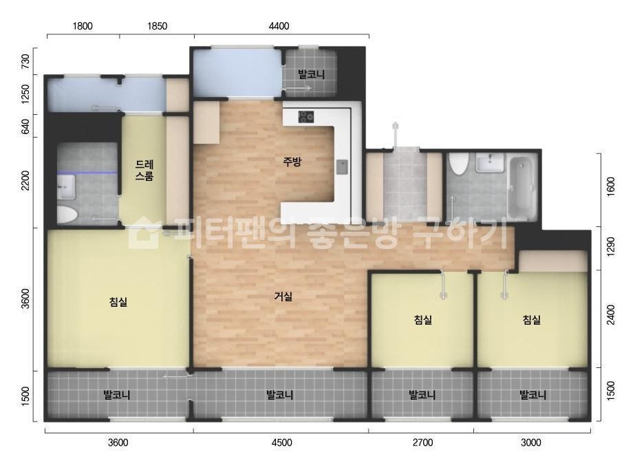 아파트 기본 평면도