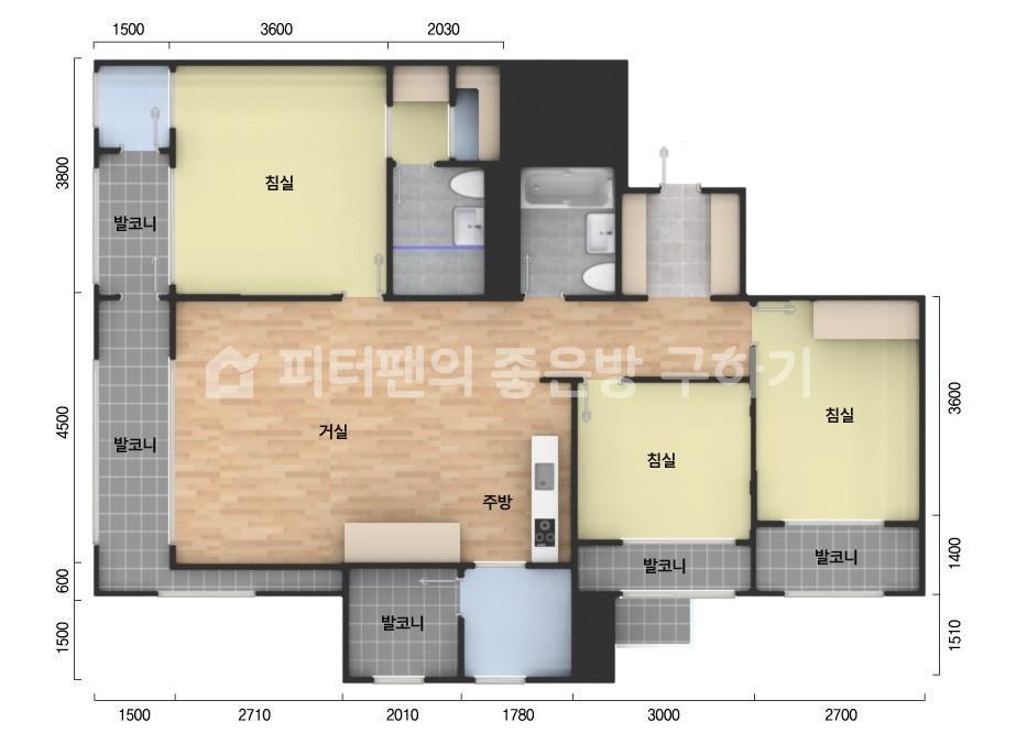 아파트 기본 평면도