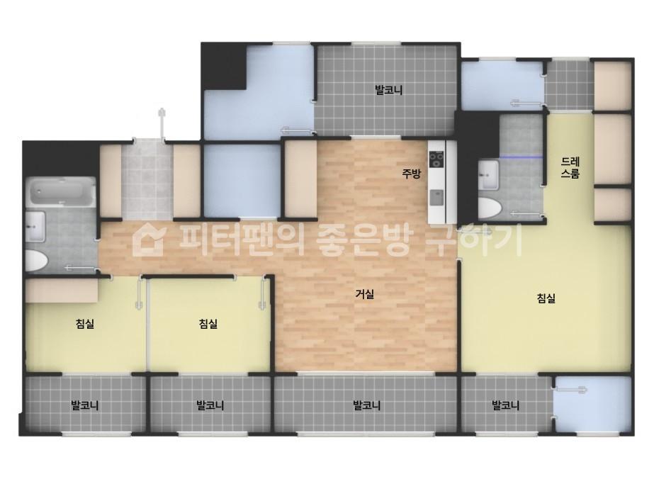 아파트 기본 평면도