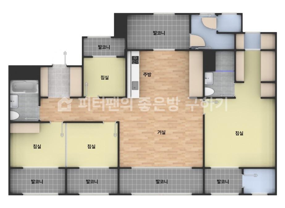 아파트 기본 평면도