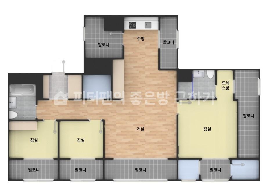 아파트 기본 평면도