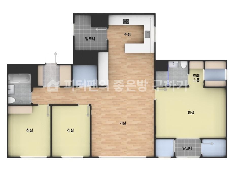 아파트 기본 평면도