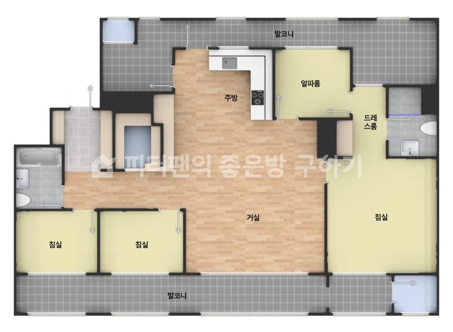아파트 기본 평면도