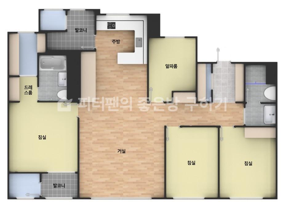 아파트 기본 평면도