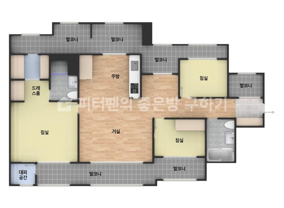 아파트 기본 평면도