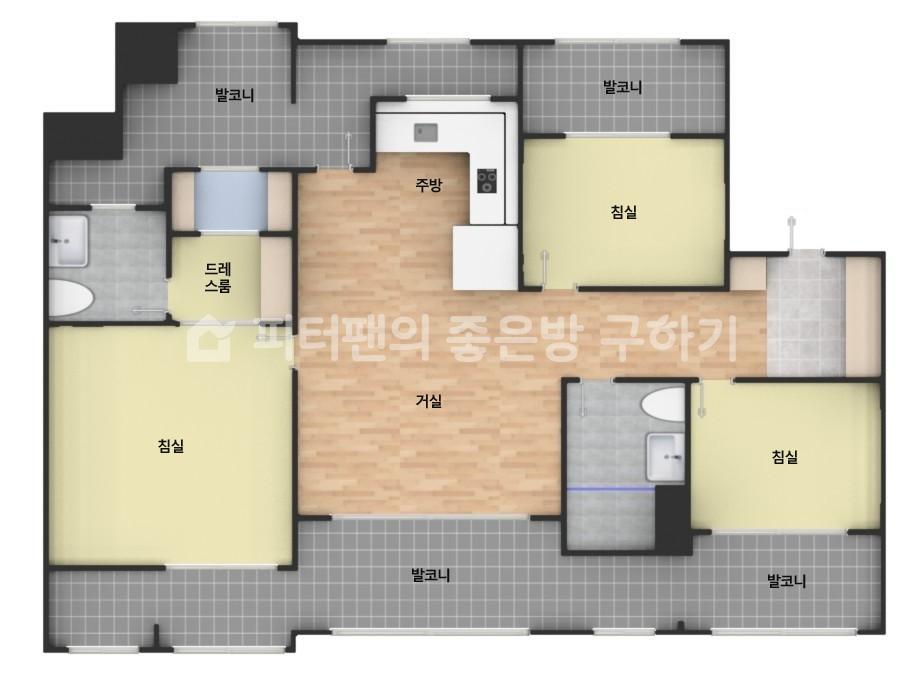 아파트 기본 평면도