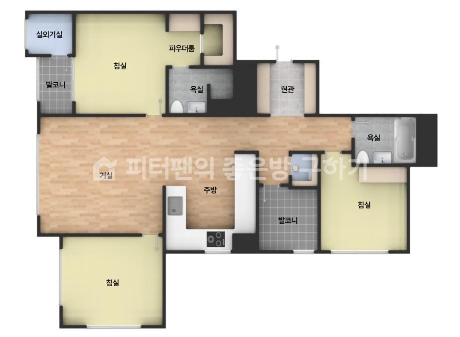 아파트 기본 평면도