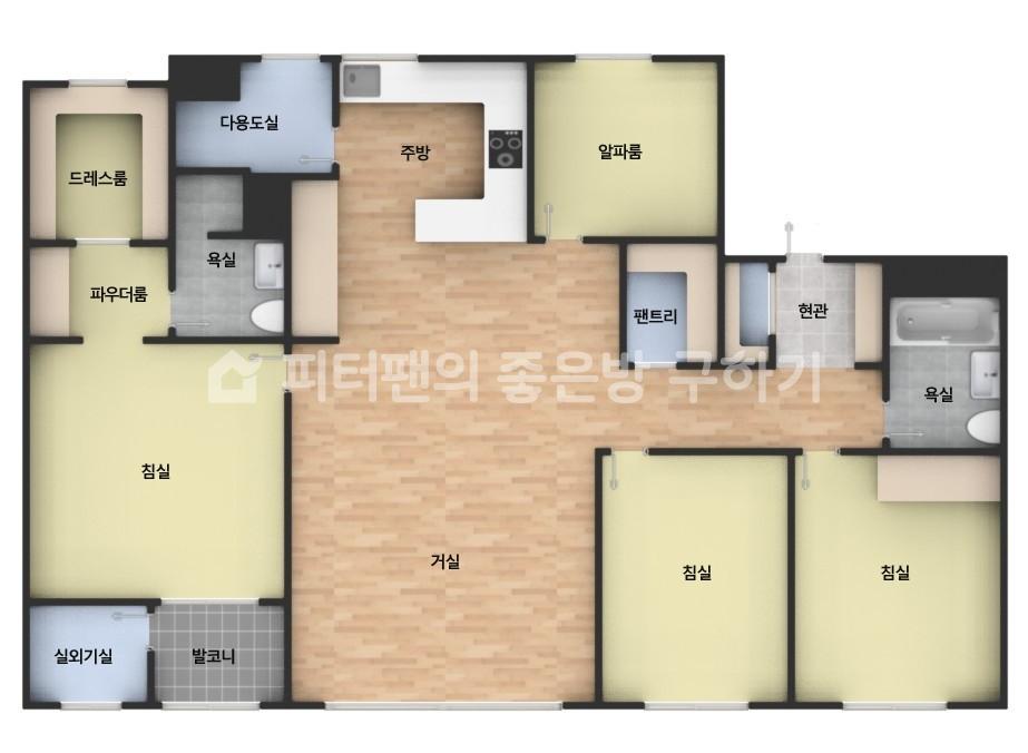아파트 기본 평면도