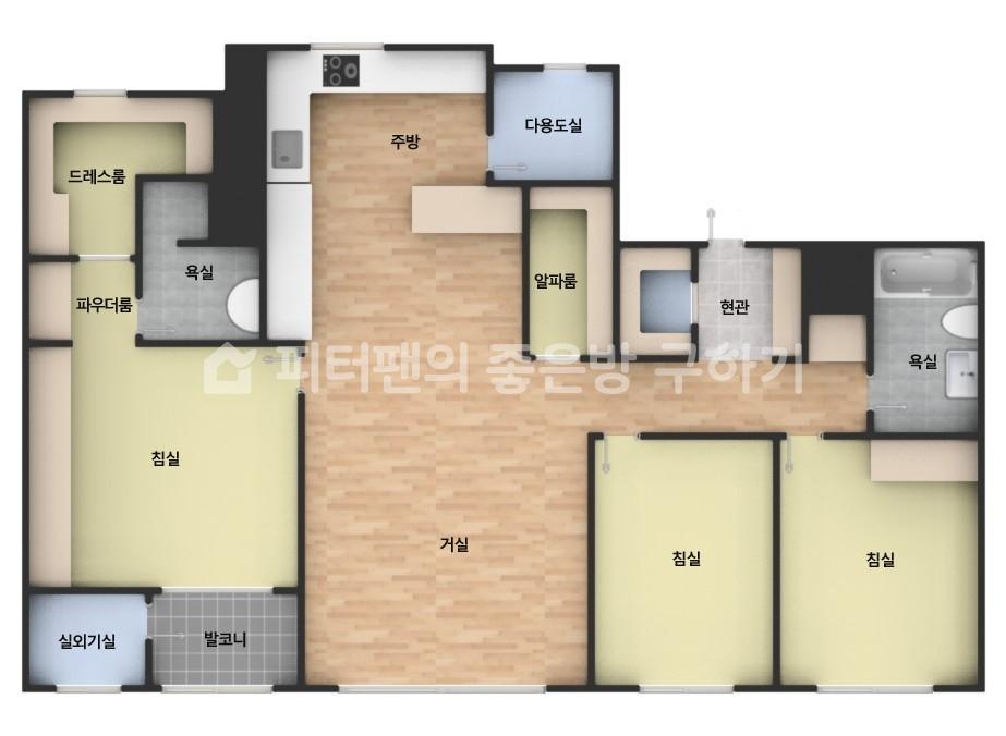아파트 기본 평면도