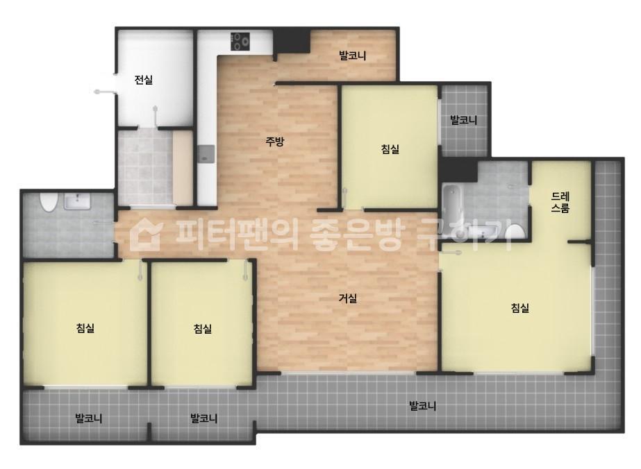 아파트 기본 평면도