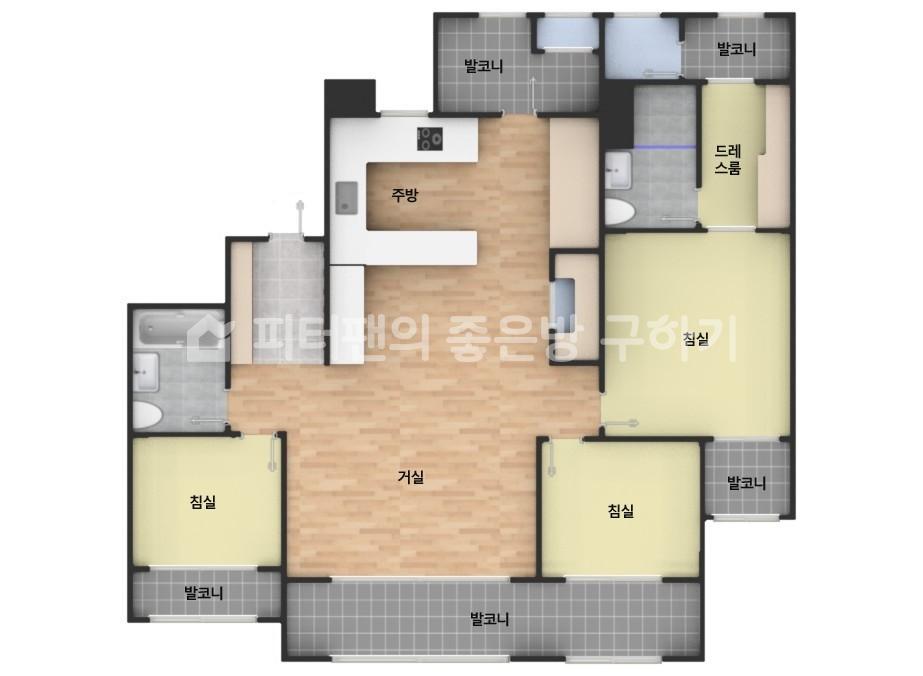 아파트 기본 평면도